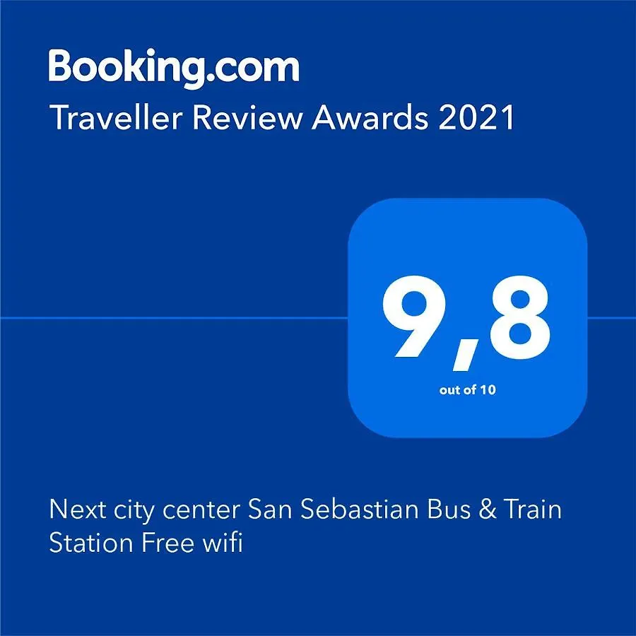 Next City Center San Sebastian Bus & Train Station Free Wifi 0*,